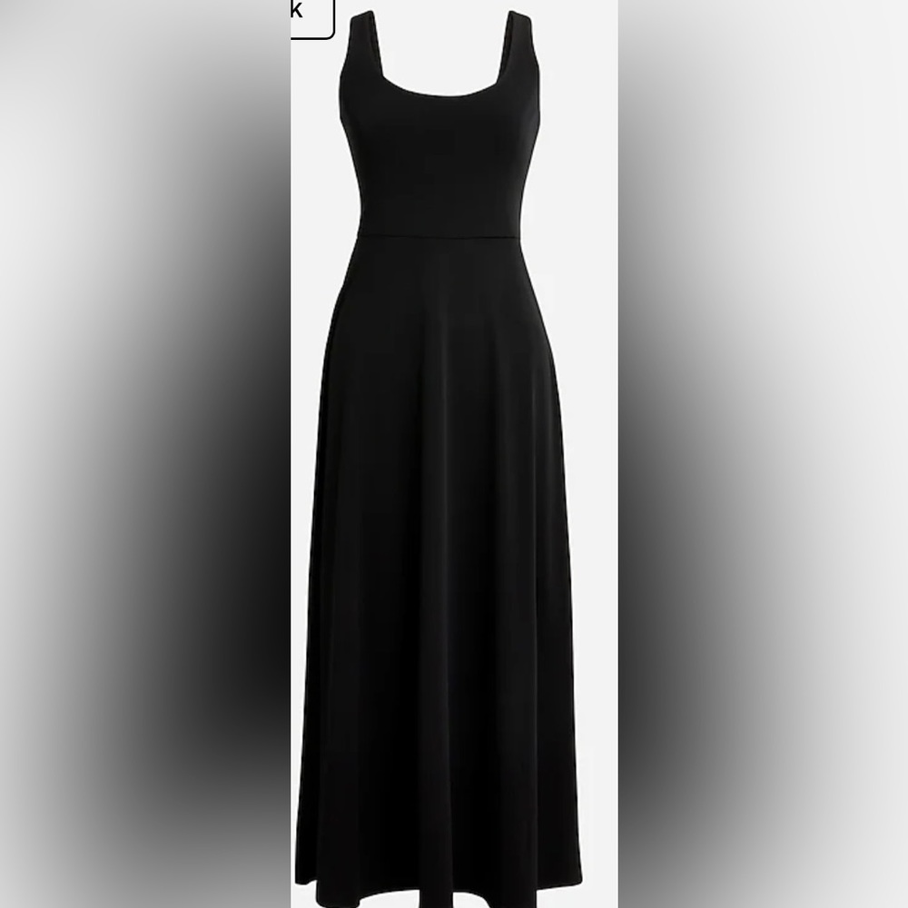 J. Crew Midi Black Dress